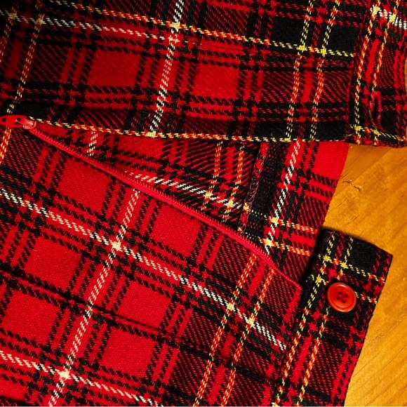 🌹Norton McNaughton Pleaded Wool Blend Skirt - Picture 4 of 6